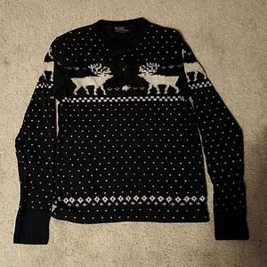 Ralph Lauren Polo Elk pullover button Top shirt